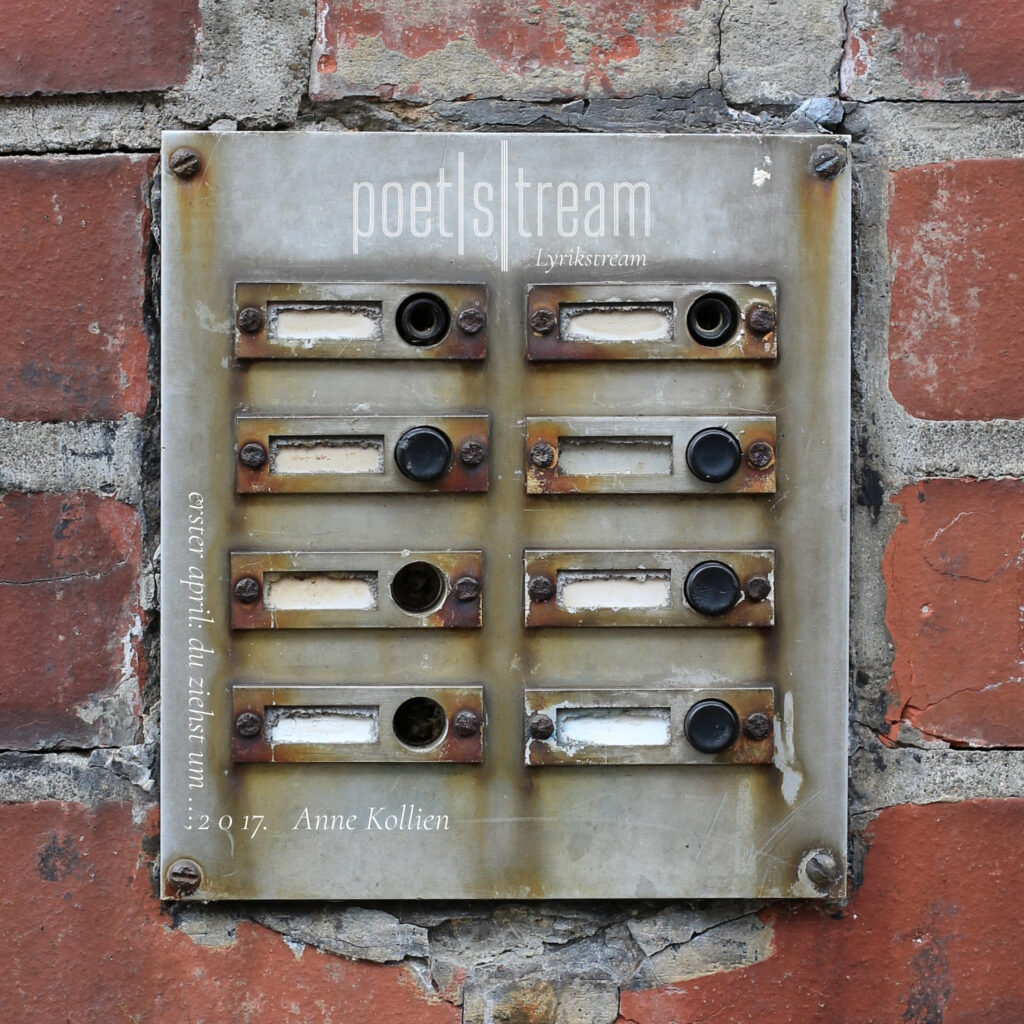 Cover erster april_du ziehst um, 2017 © Anne Kollien
